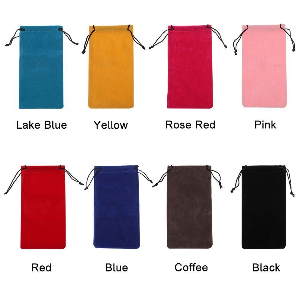 Soft Drawstring Pouch Bags Sunglasses Bag Eyeglasses Pouch Glasses Cloth Bags