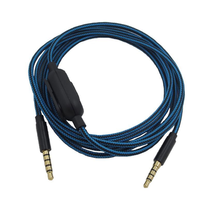 Blue Audio Earphone Cable for -Logitech Astro A10 A40 A30 Gaming Headset