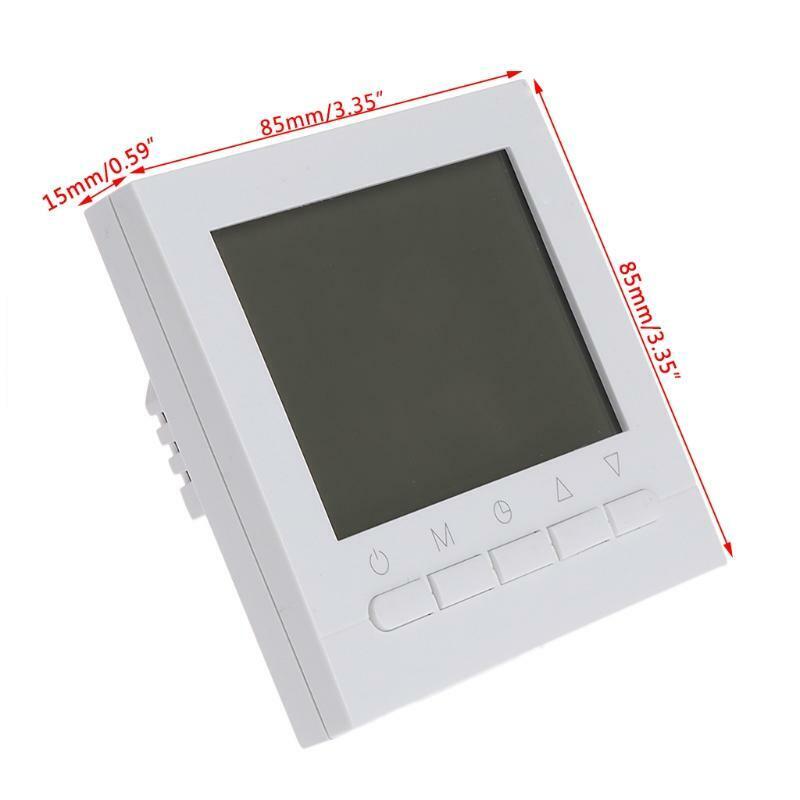 220V Gas Boiler Heating Thermostat Room Temperature Controller Regulator Weekly