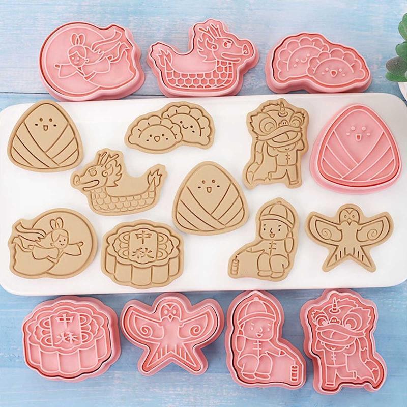 DIY Baking Cookie Cutter Cookie Molds Baking Tools Chinese Festivals Series