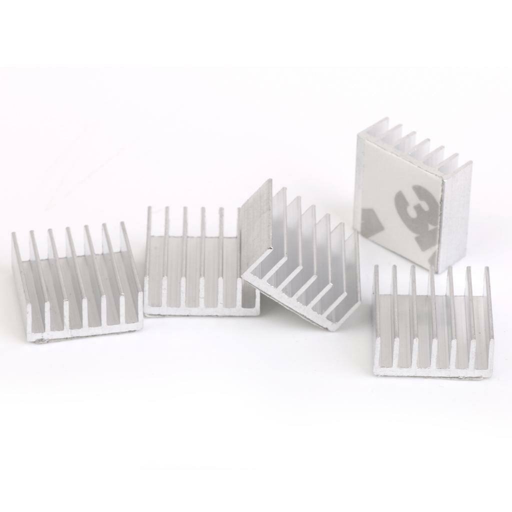 DC 5V Cooling 5pcs Aluminium Heat Sink  Combo Set for