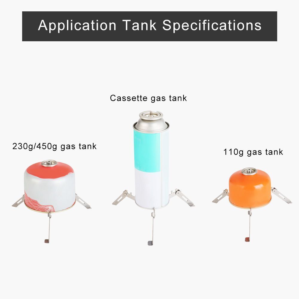 Foldable Outdoor Bottle Shelf Gas Tank Rack Can Tank Tripod Gas Canister Stand