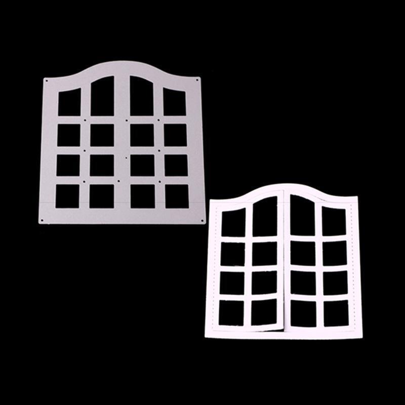 Metal Die Cuts Window Frame Cutting Dies Carbon Steel Stencils for DIY Cards