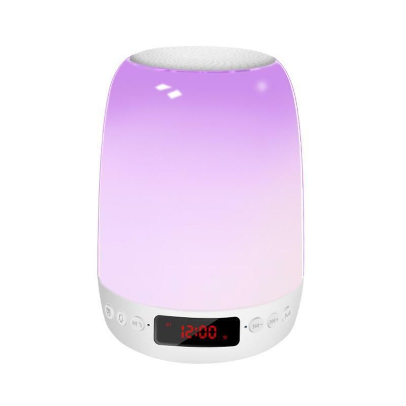 5.1 Alarm Clock Speaker Stereo Loudspeaker for Office Home Bedroom Women Men Kid
