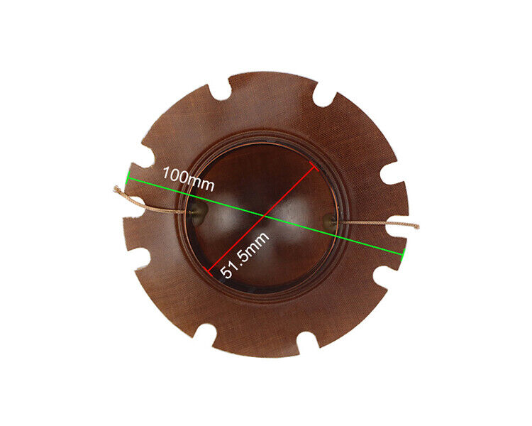2pcs  51.5mm Tweeter Voice Coil 100W Broadcast Horn Tweeter Sound Film