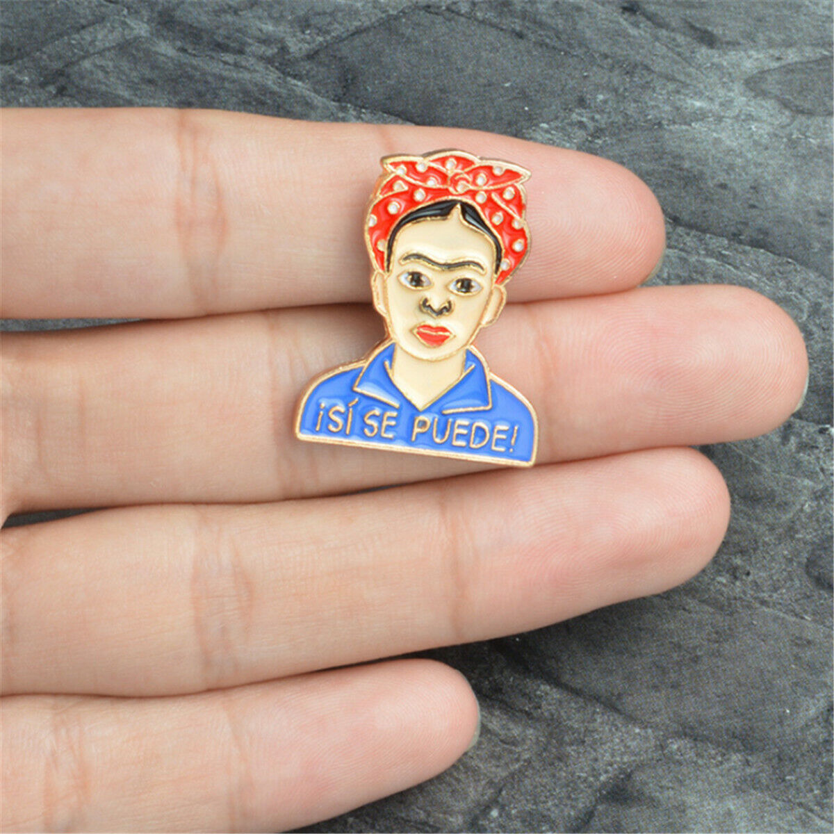 i Se Puede Mexican Artist Pin Brooches Badges Jackets Blouse Accessorie