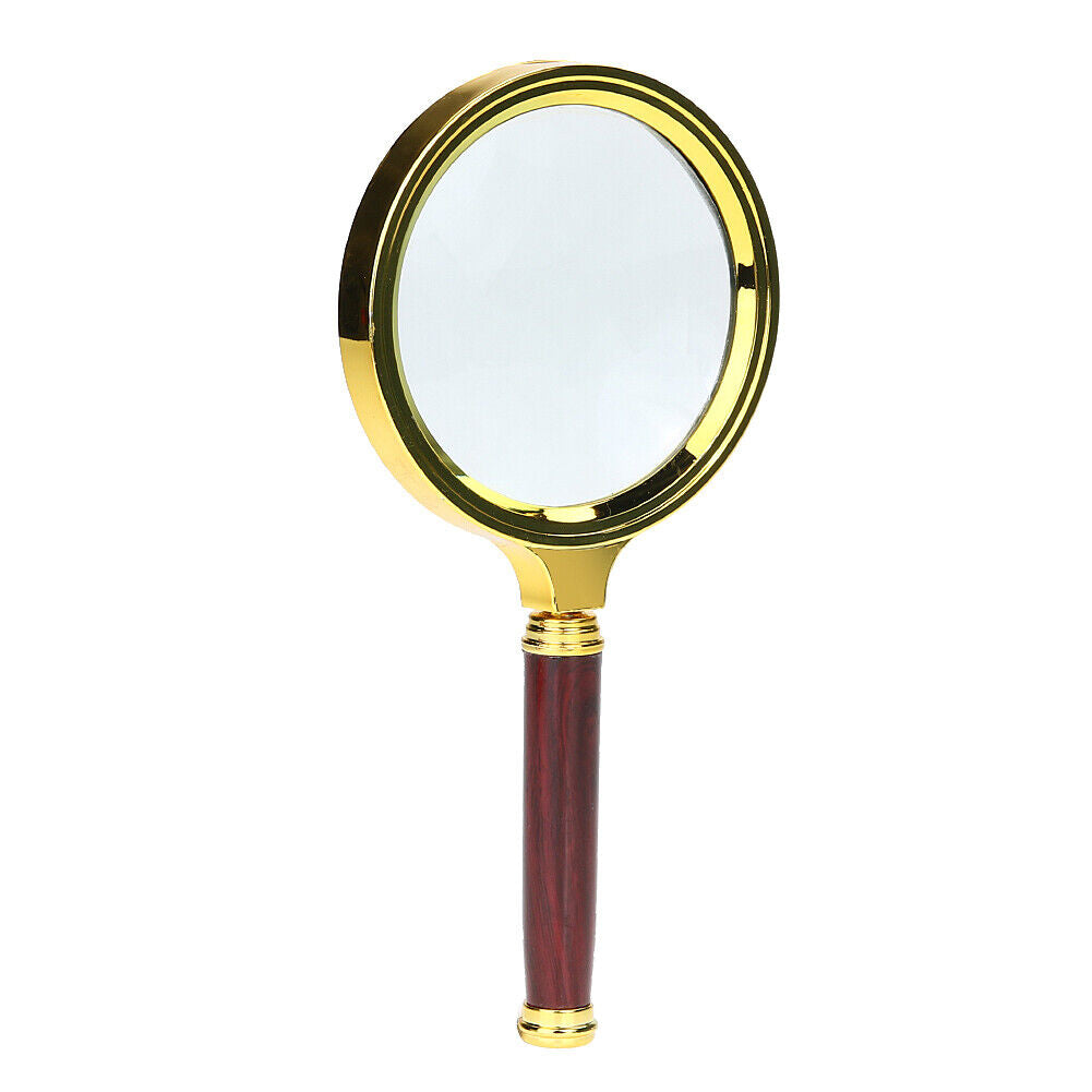 70mm Handheld 10X Magnifier Magnifying Glass Loupe for Reading Jewelry