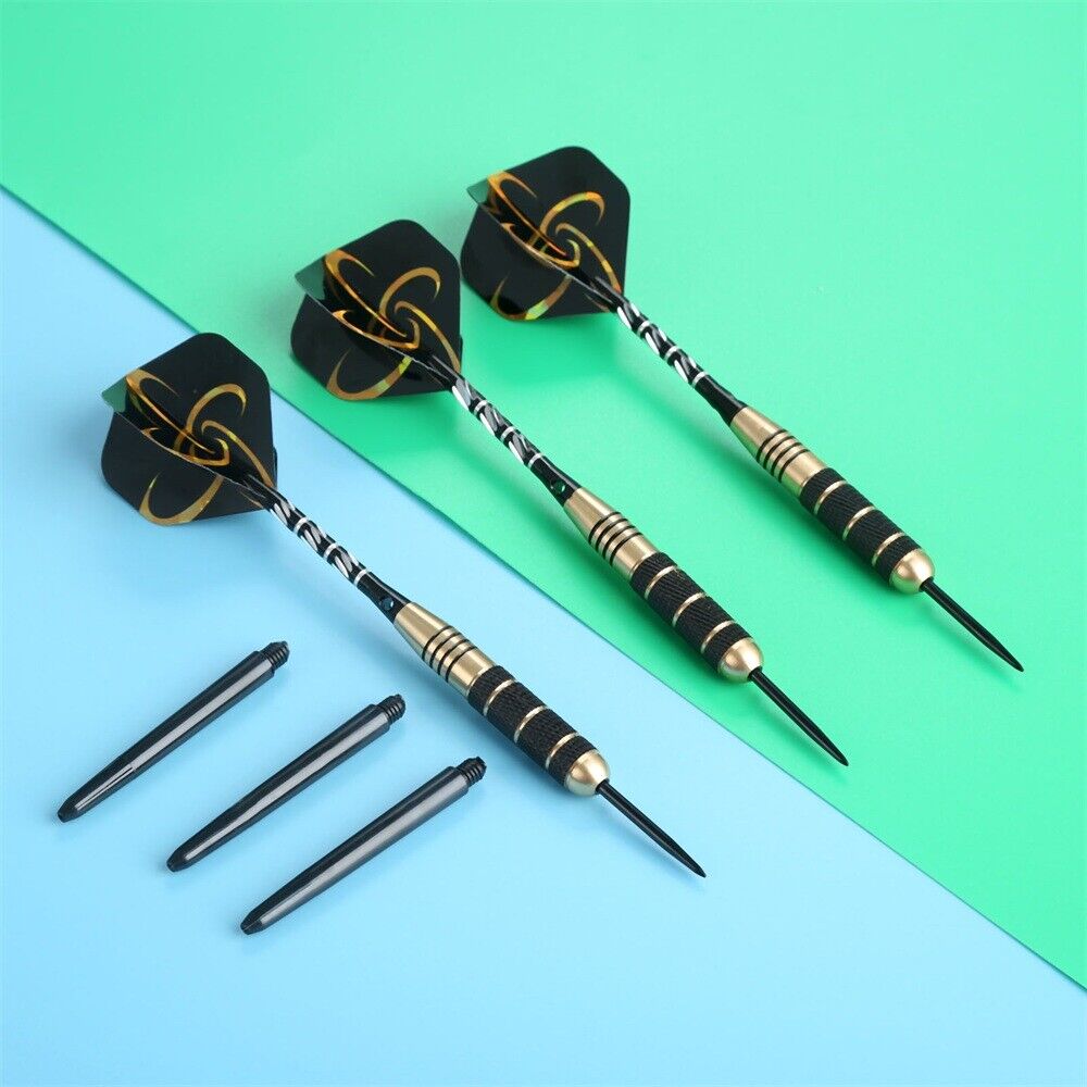 3pc Boomerang 24g Darts & Box Copper Black Nickel Barrel Dart Fans Friend Gift