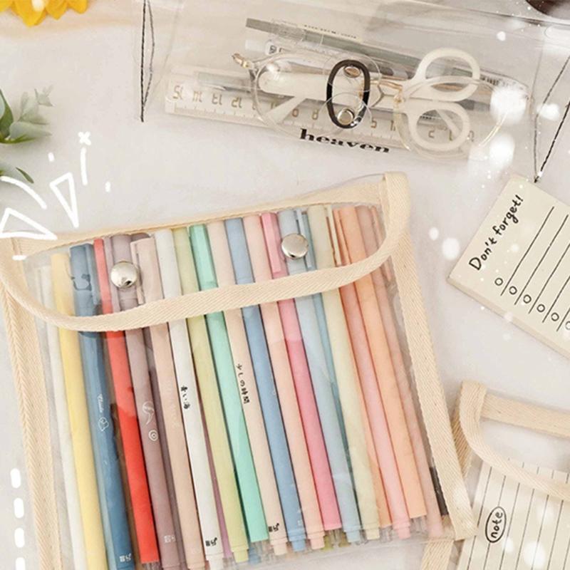 Creative Clear Pencil Bag Pencil Pouch Travel Organizer Bag Makeup Holder Bags