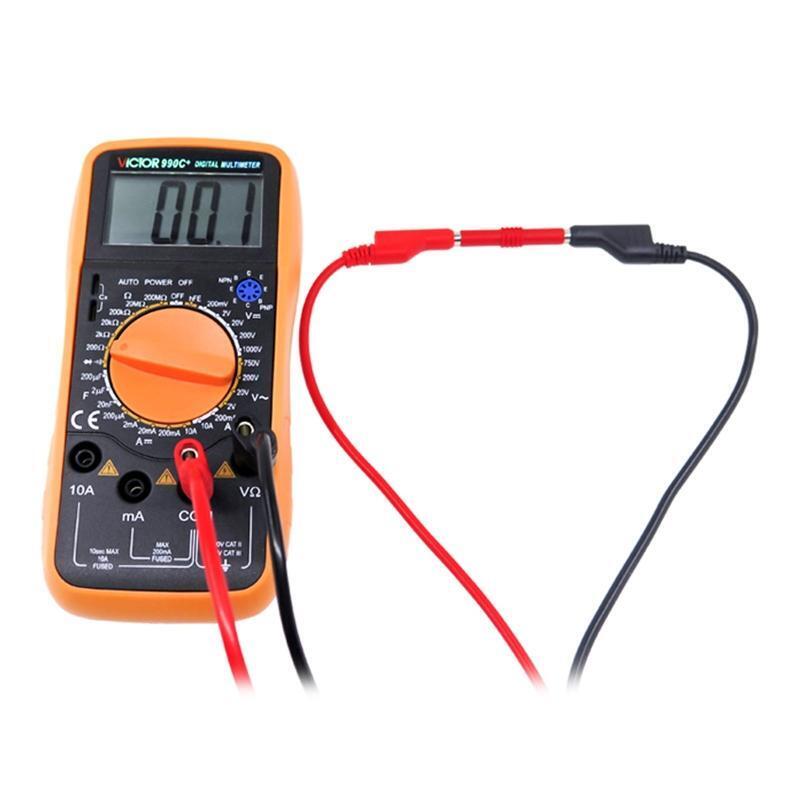 5 Colors Banana to Banana Plug Test Lead Set 4mm Stackable Banana Plug Wire Test