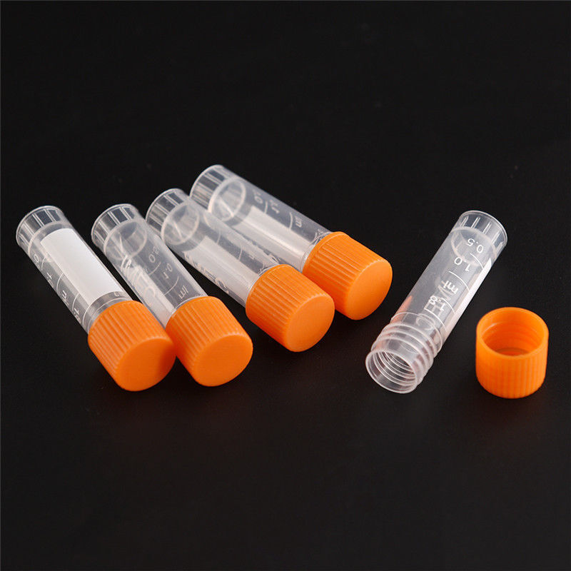 20pcs 1.8ml screw capsule bottles blending lab analyze centrifuge serum tubes Ms