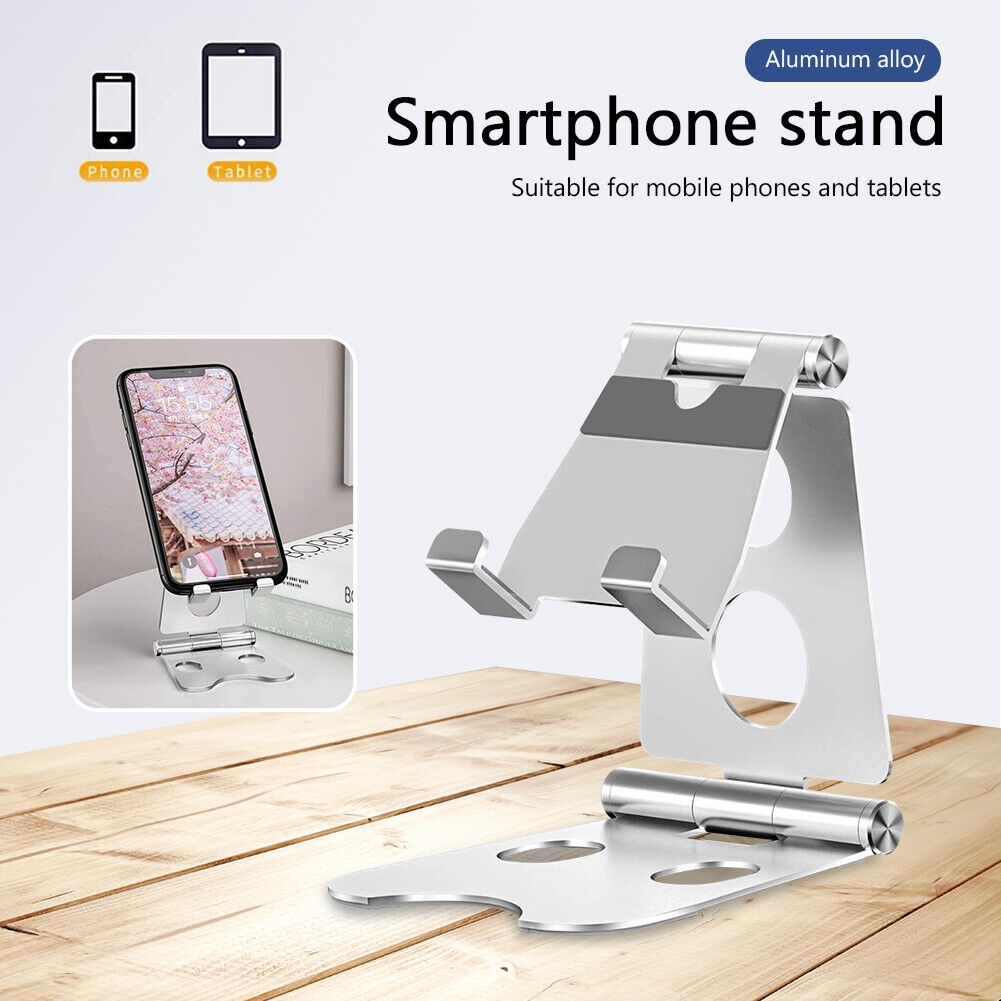 Adjustable Mobile Phone Desk Support Aluminum Alloy Tablet Holder Bracket