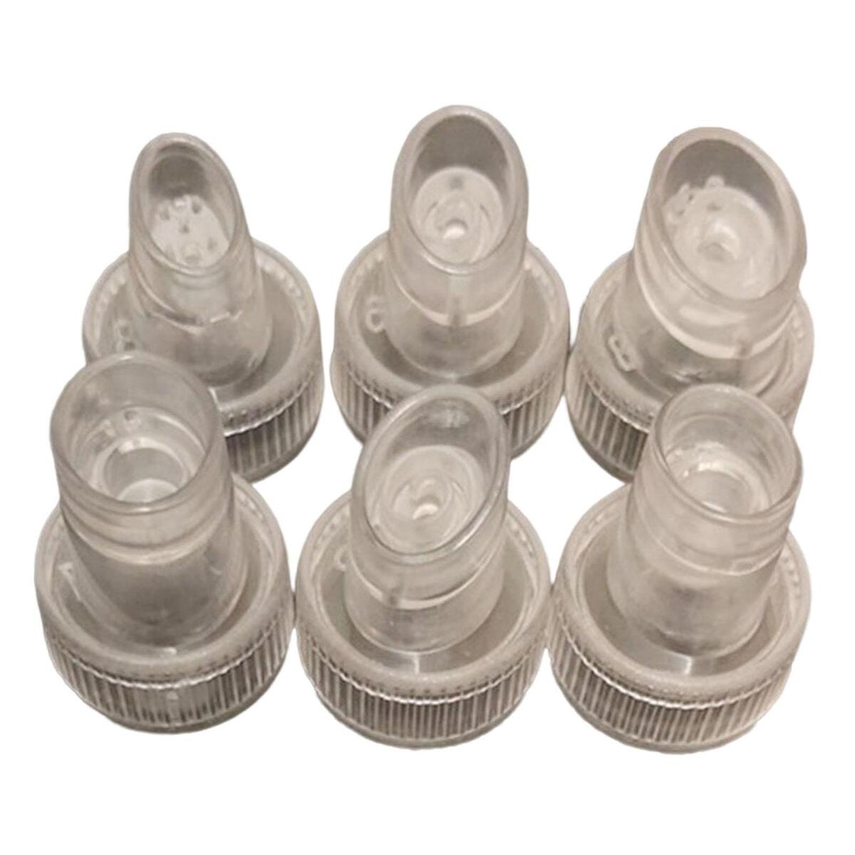 6x Plastic Tips Replacement Head for Hydro Dermabrasion Water Peeling Home