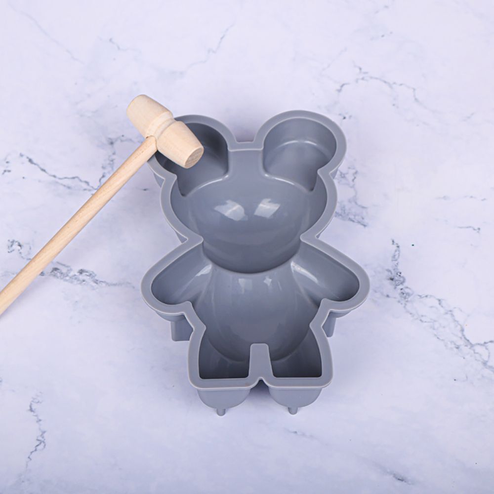 Baking Pan Pastry Bear Chocolates Mold Cake Molds Silicone Mold Soap Mould