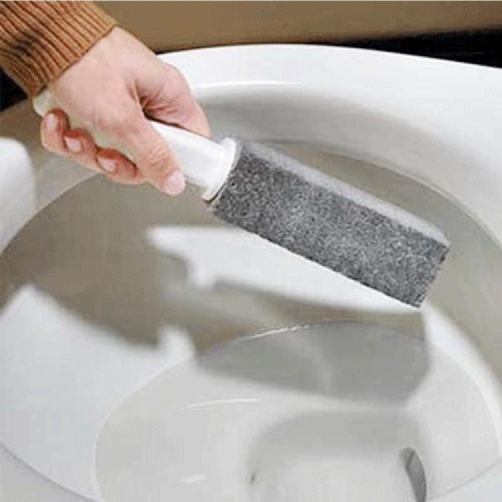 2pcs Water Toilet Bowl Natural Pumice Stone Cleaner Brush Wand Cleaning Rod