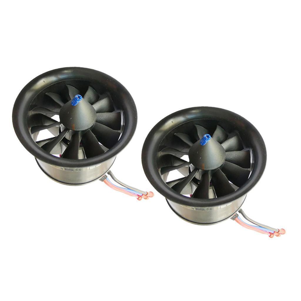 Set of 2 Duct Fan 4900KV For EDF Brushless Motor RC