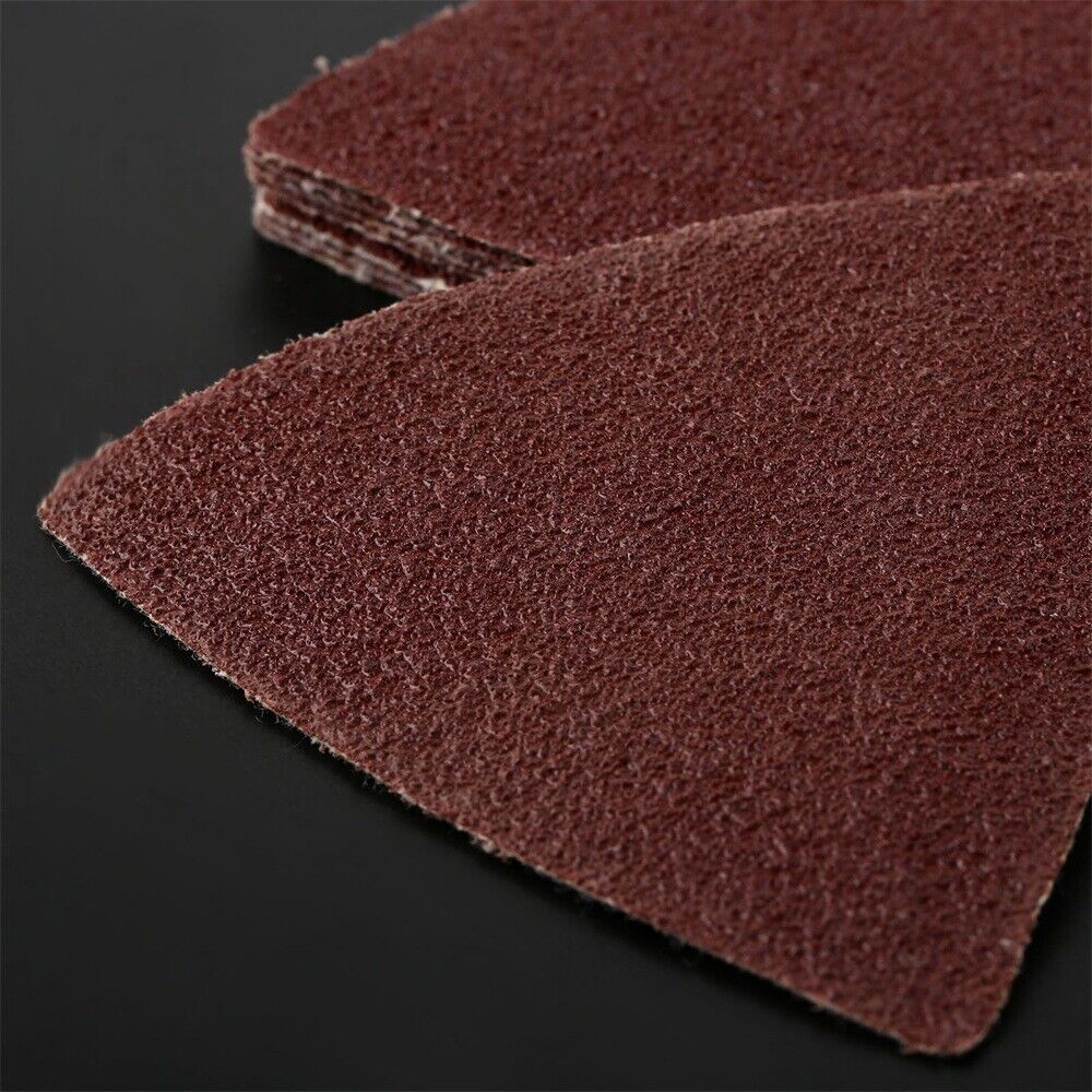 32x Grit 60 120 180 240 Triangular Sanding Sheet Sandpaper Abrasive Grinder Tool