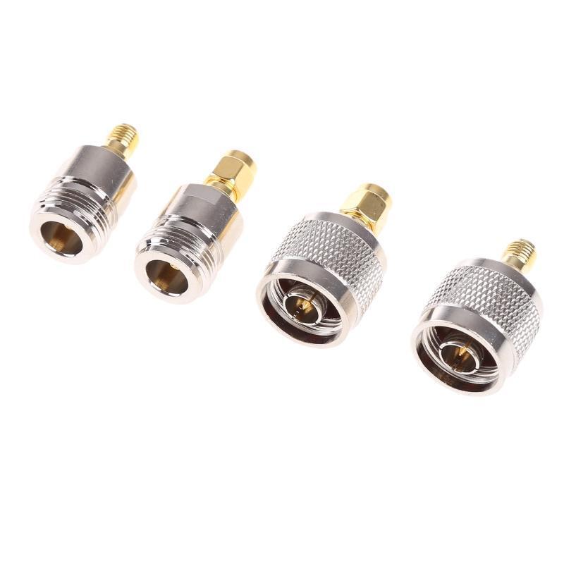 RF Coaxial Connector Kit SMA to N BNC TNC F Type Connectors Kits N to SMA