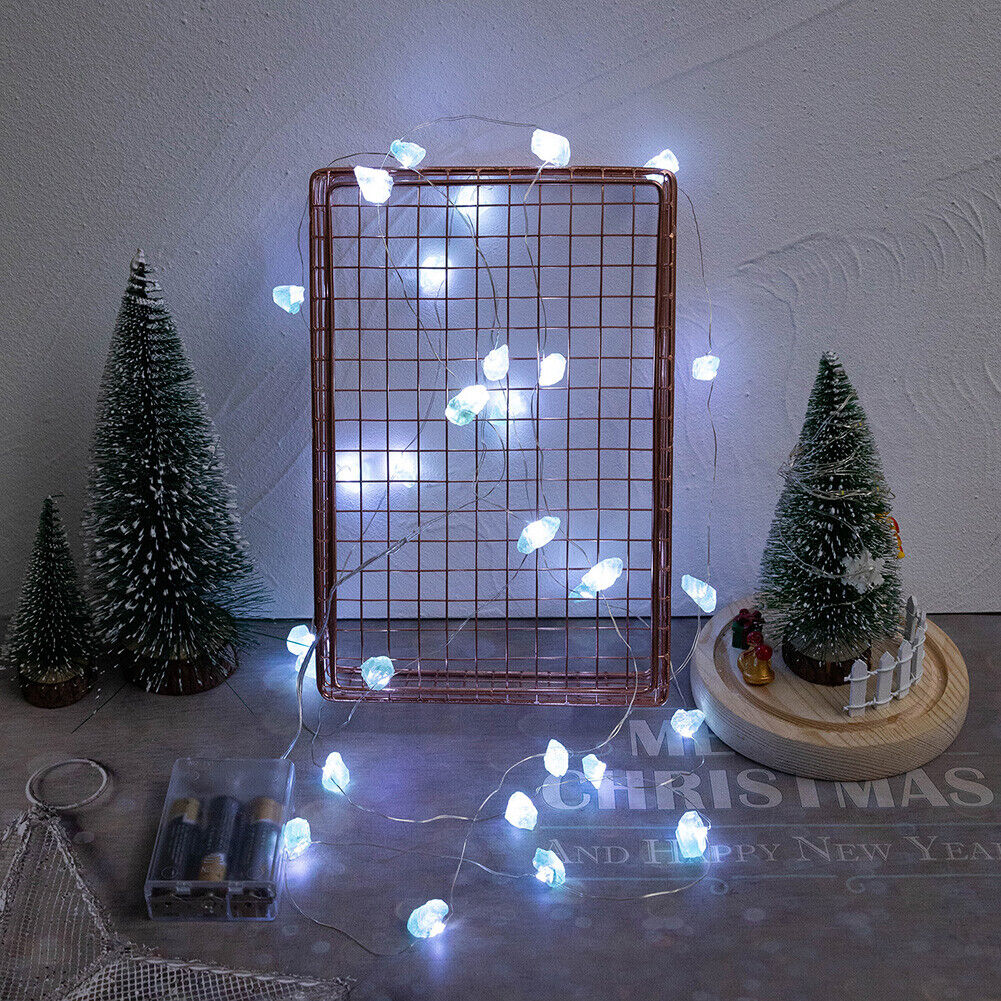 30LED Green Fluorite String Lights White Light Battery for Decor (ZZ0619)