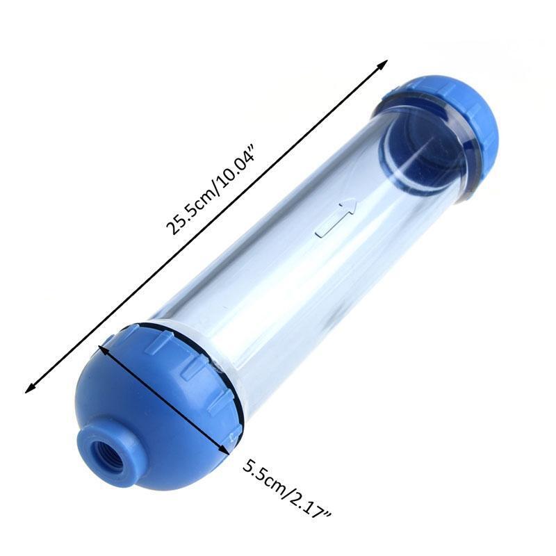 Water Filter Housing with 1/4" Ports Female Threaded in and out Fittings