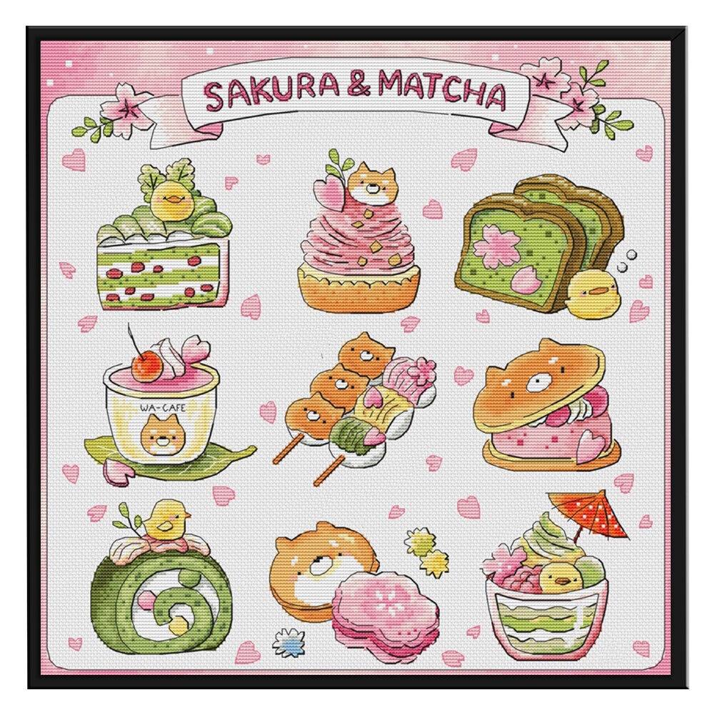 DIY Cross Stitch Full Embroidery Kit Gourmet Still Life Counted Decor (3)