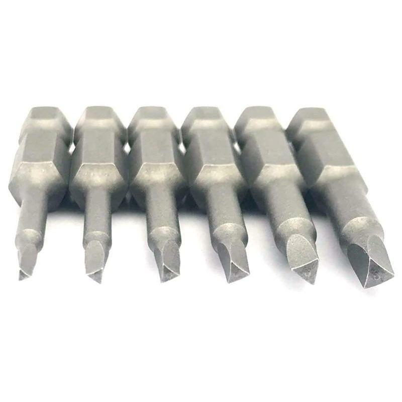 Triangular Screw Bits S2 Alloy Steel 1.8/2.0/2.3/2.5/2.7/3.0mm Anti Slip