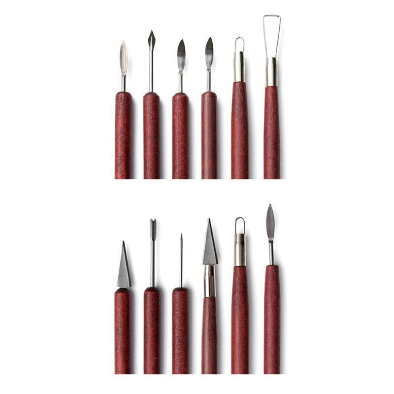Stainless Steel Pottery Clay Sculpture Tool Cake Decorating Art Tools Set