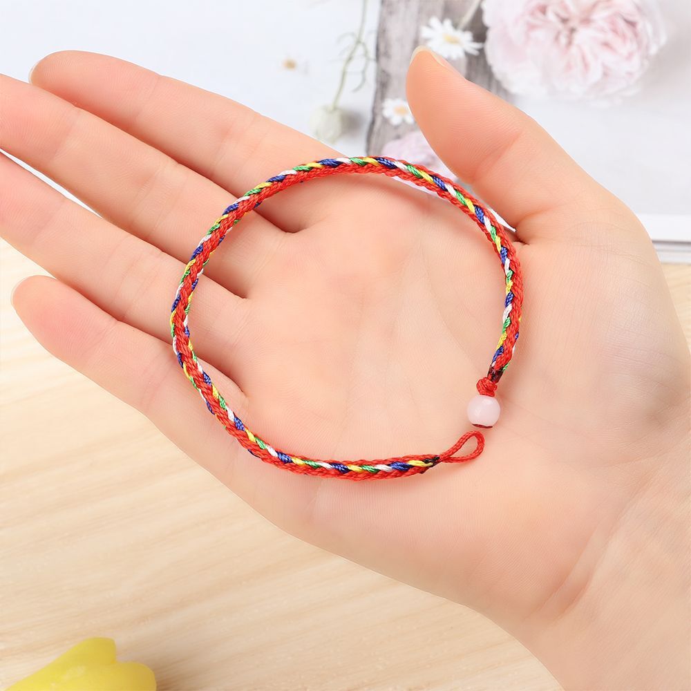 Attractive Gift For Couple Red Rope Bracelet Jewelry Gifts Hand-woven Bracelet