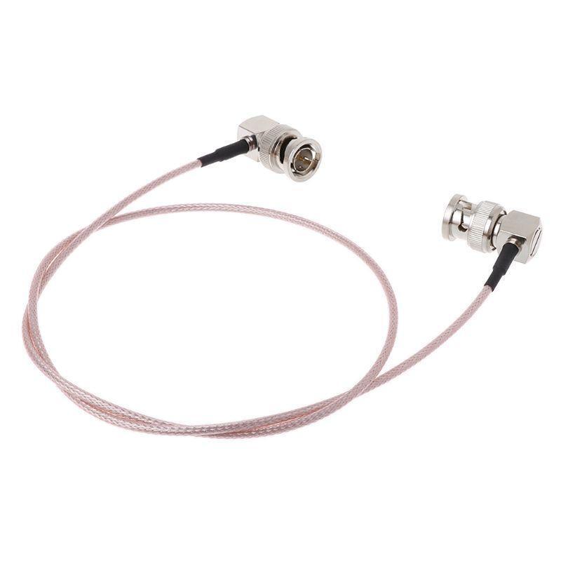 HD SDI Video Connector Cable RG179 BNC Male To BNC Right Angle Plug For BMCC
