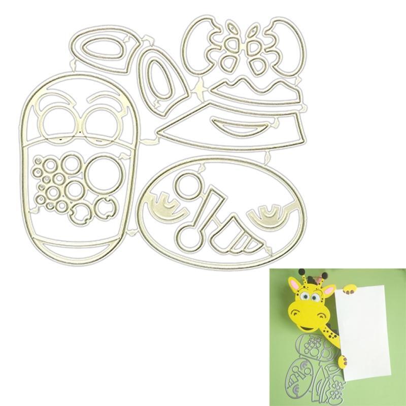 Giraffe Cutting Dies Stencil Scrapbooking DIY Album Stamp Paper Card