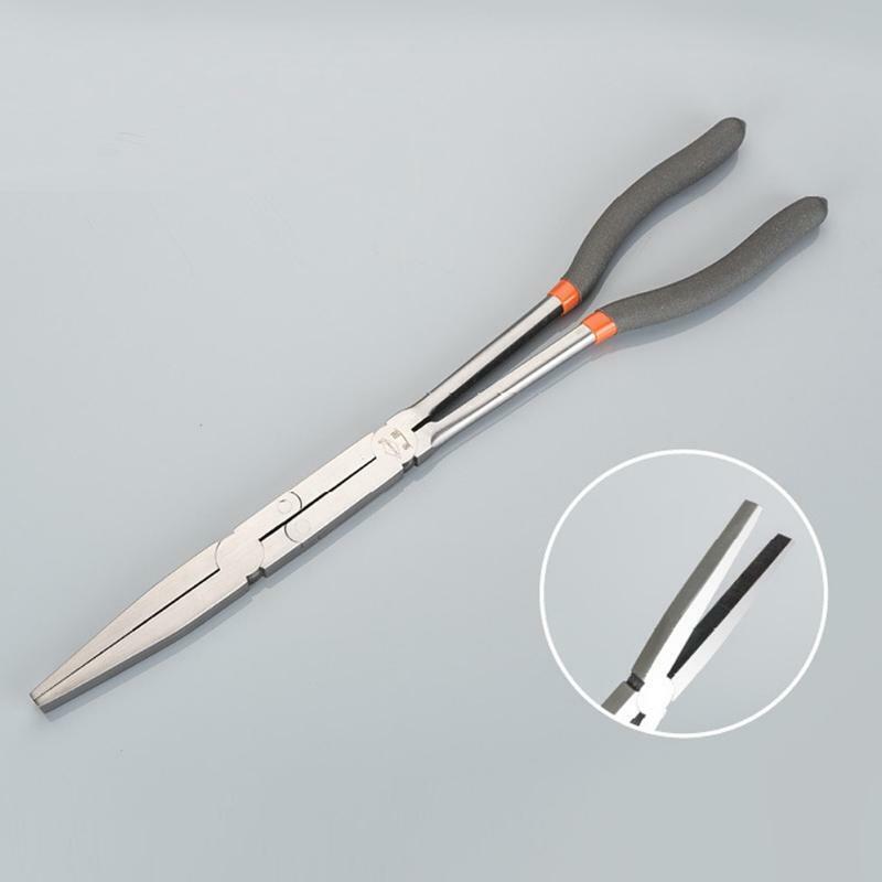 5 Pcs/Set 11" Extra Long Reach Nose Pliers Straight 90° 45° 20° Pliers Hand Tool