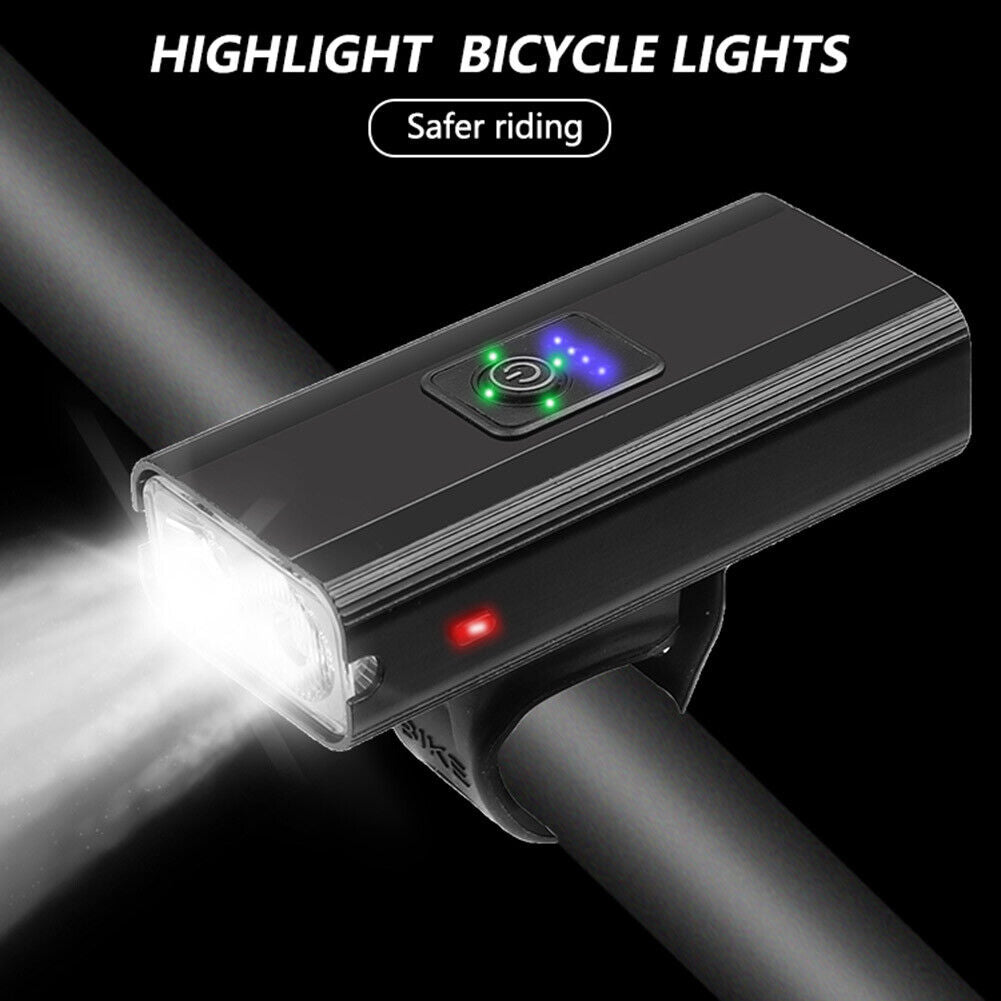 Bicycle USB Front Light 800 Lumen Waterproof Headlight Bike LED Flashlight