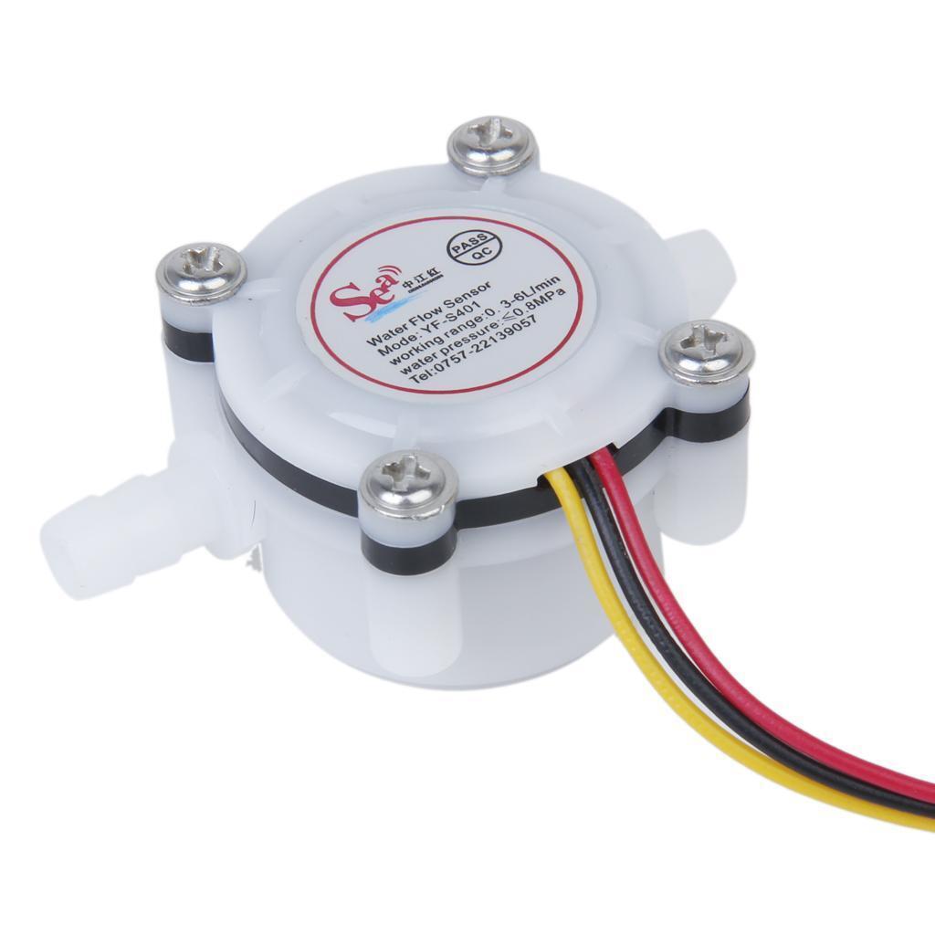 Water Flow Sensor Switch Meter  Coffee Dispenser Counter Fluid Control