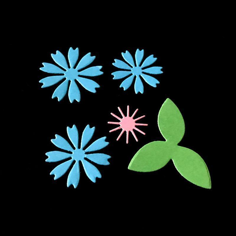 Beautiful Flowers Metal Cutting Dies Stencil Scrapbooking DIY Album Stamp Paper