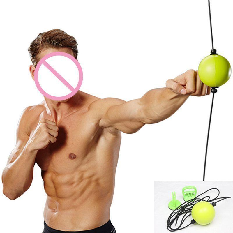 Speed Reflex Training Foldable Boxing Ball with Suction Cup Punching Speed Hand