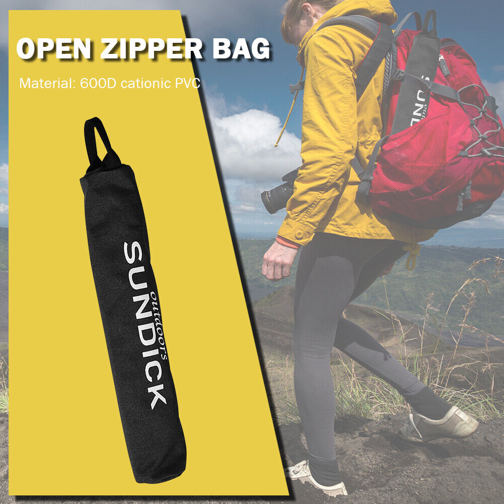 Camping Tent Peg Stake Storage Bag 600D Fabric Zipper Bag Tent Accessories