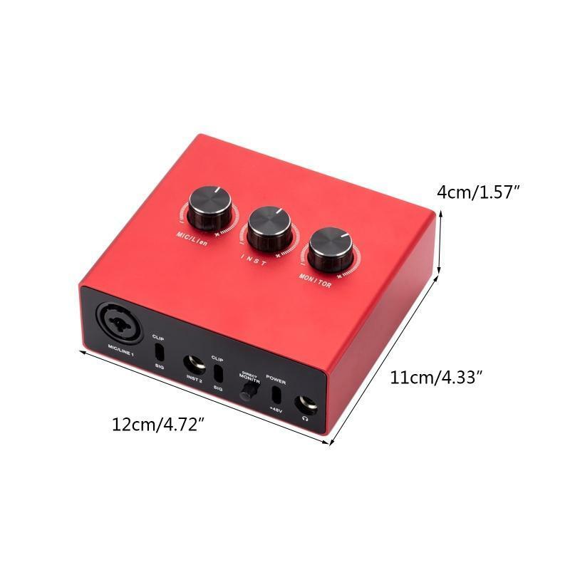 External Sound Card Mic K Song Live Sound Card Set Computer Live Broadcast
