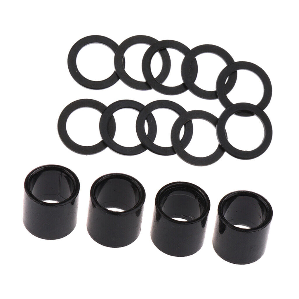 14pcs Skateboard Bearing Spacers &  Washers Longboard Repair Rebuilding