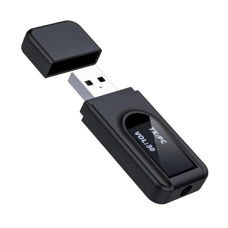 USB5.0 Display Bluetooth-compatible 5.0 Transmitter Receiver for TV Car Computer