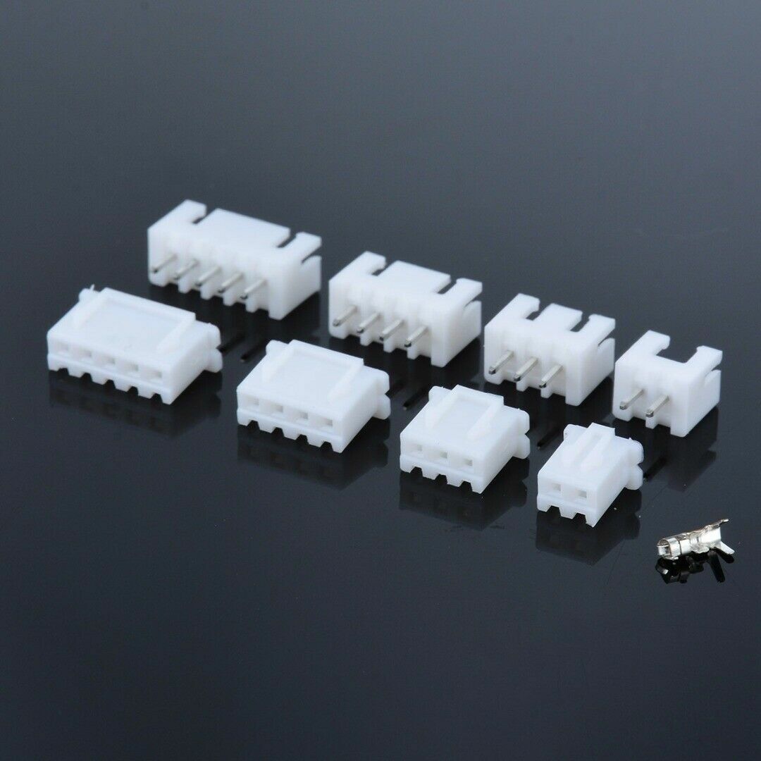 40Pcs JST XH 2.54mm 2p 3p 4p 5 pin Terminal Housing Header Connector AWG#24~#32
