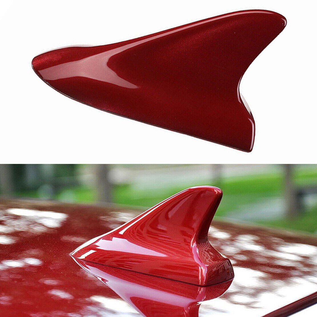 Fit for Kia Forte K3 Red Exterior Shark Fin Antenna Receiver Cover Trim Decor