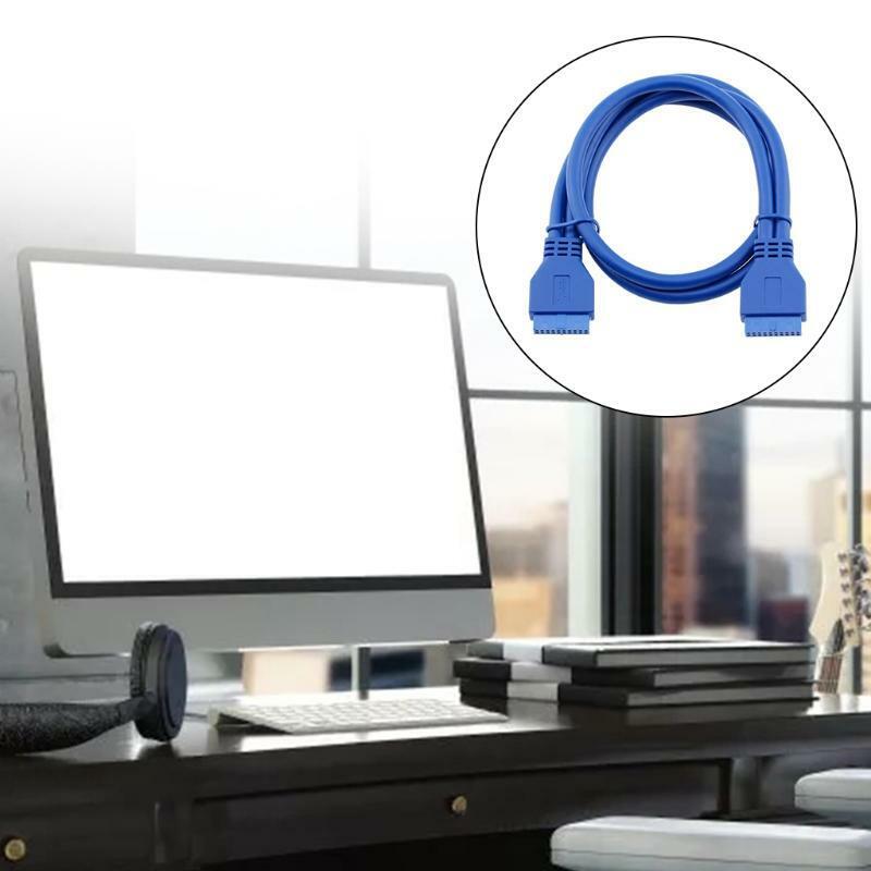 20p Female-to-Female Adapter Header Usb3.0 Cable Mainboard 20pin Extension Cable