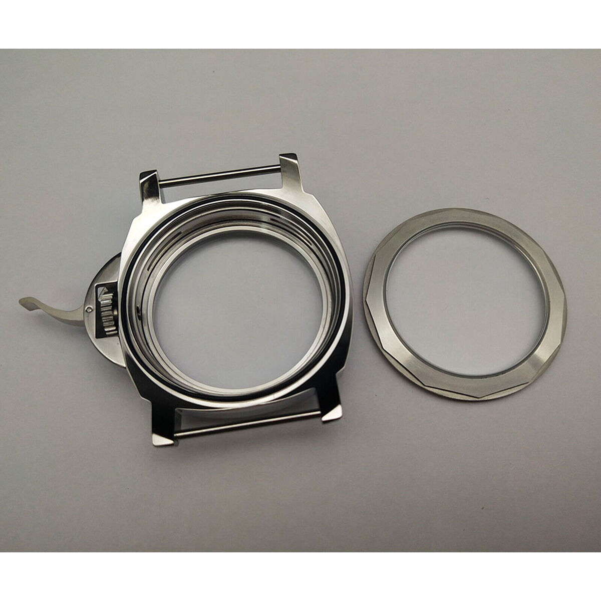 For ETA 6497 6498 Seagull ST3600 Movement 44mm Stainless Steel Watch Case Shell