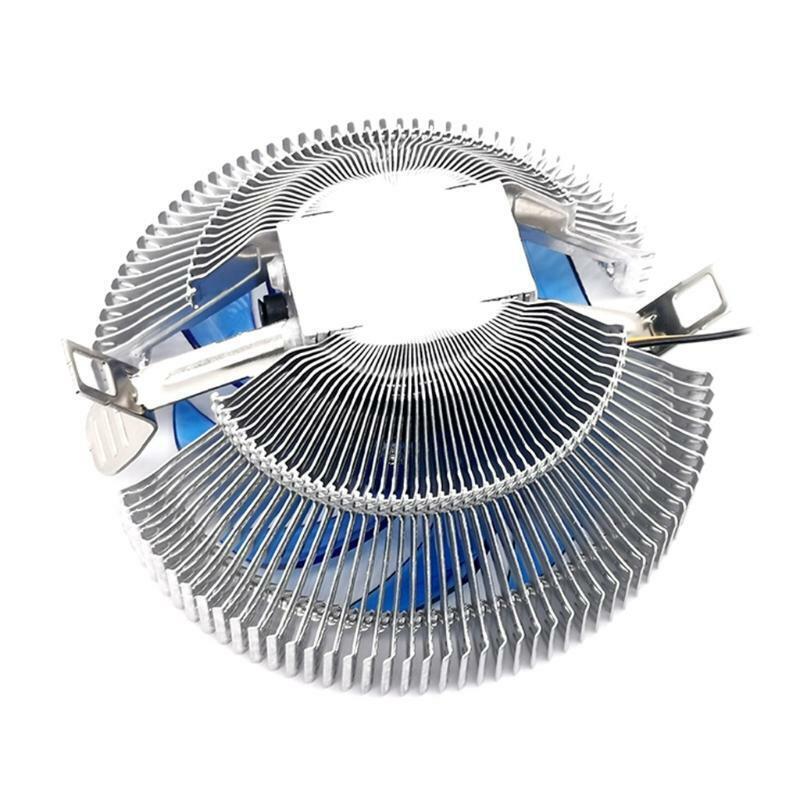 Aluminum Fins CPU Radiator Ultra Quiet Case Fan Copper Heat Pipe Cooler 12V-3Pin