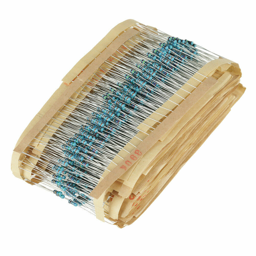 1460x 1/4W Metal Film Resistor Kit Assortment Set Labelled 1% Precision 73Value