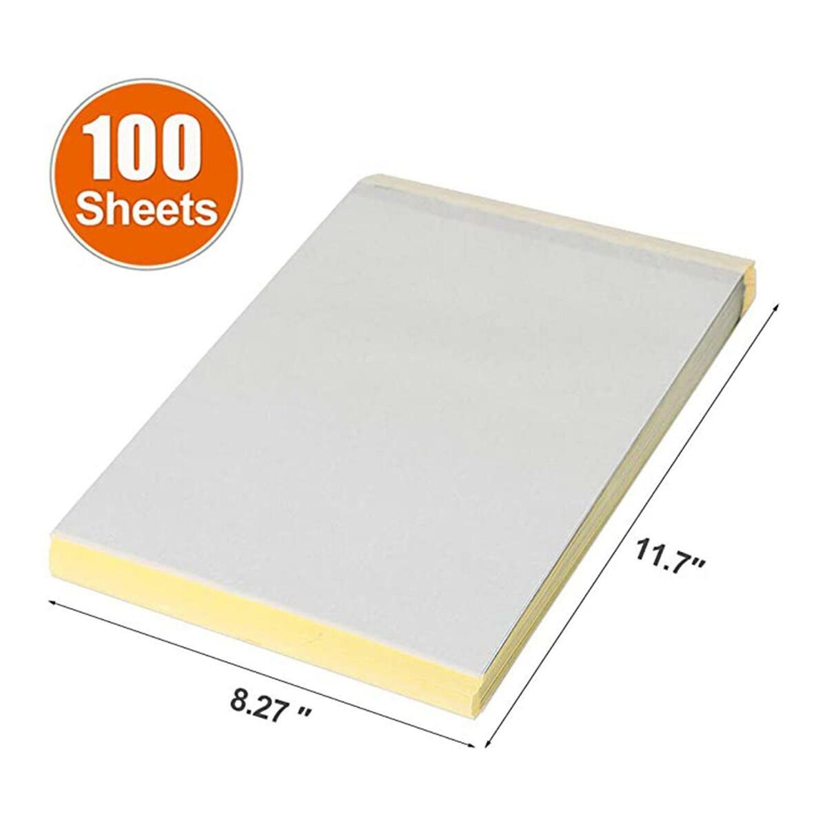 100 *  Transfer Paper Stencil Carbon Thermal Tracing Hectograph A4