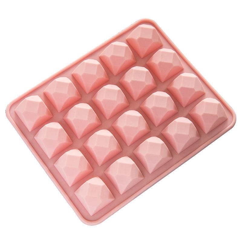 20 Cavities Polygon Silicone Mold Handmade DIY Soap Making Chocolate Cake Mould