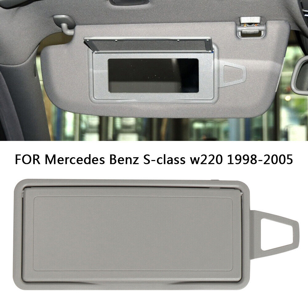 Auto Sun Visor Shade Mirror Cover Board for Benz S-Class W220 (Grey Left)