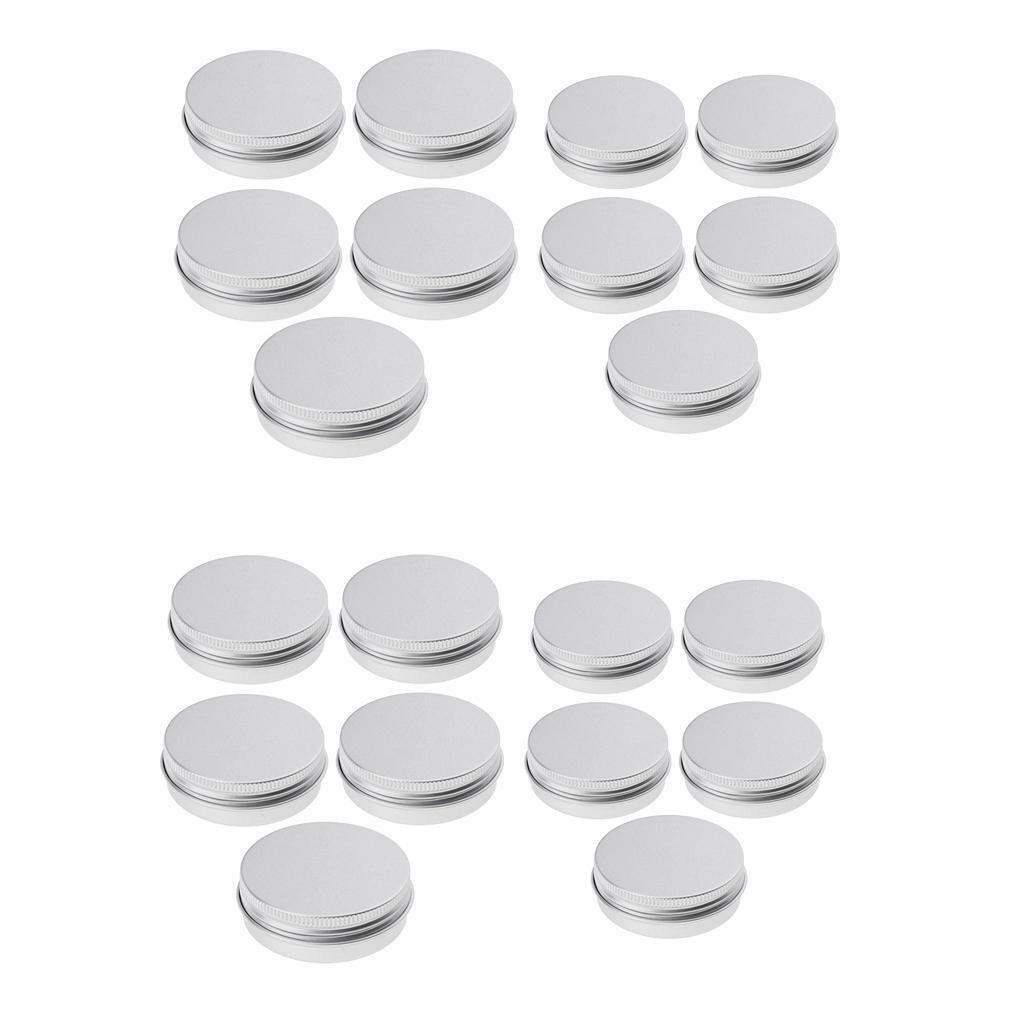 20 Pieces 40ml 100ml Aluminium Lip  Empty Pot  Container Box Case
