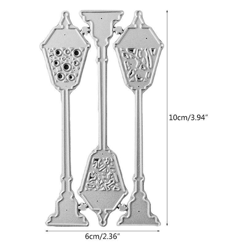 Street Lamp Metal Cutting Dies Stencil Scrapbooking DIY Album Stamp Paper Card